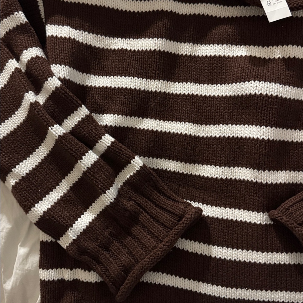 J.Crew Striped Rollneck Sweater - NWT - Picture 7 of 8